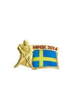 Значок «Minsk 2014 сборная Швеции»
