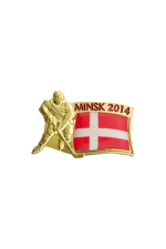 Значок «Minsk 2014 сборная Дании»